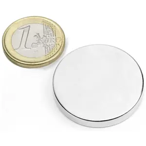 Íman Neodymium (NdFeB) redondo N42 Ø35x5mm