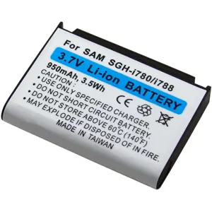 Bateria para telemóvel compatível com Samsung SGH-i780, SGH-i788 (AB823450CECSTD) 3.7V 950mAh Li-Ion