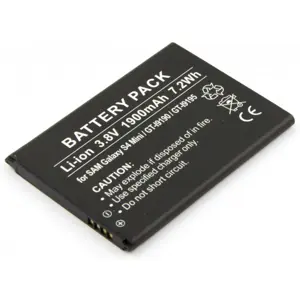 Bateria para telemóvel Samsung Galaxy S4 Mini, GT-I9190, GT-I9195 3.8V 1900mAh 7.2Wh Li-Ion