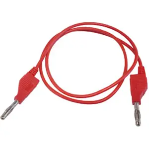 Cabo de prova banana macho-macho 4mm - vermelho - 1.0m