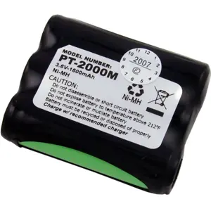 Bateria para Scanner compatível com LXE MX2, Person/PSC PT-2000 3.6V 1200mAh NiMH