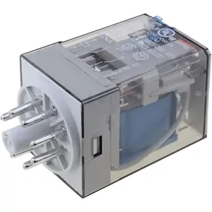 Relé industrial 24VDC 10A DPDT (8 pinos)