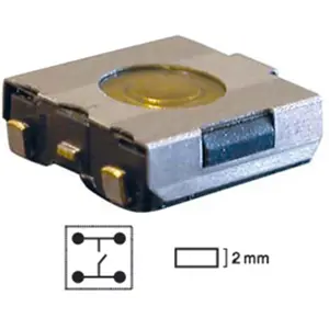 Botón 6.2x6.5x(2.0)mm SMD