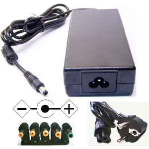 Fonte de alimentação 19VDC 4.75A 90W 5.5x2.5x11mm + 5 adaptadores