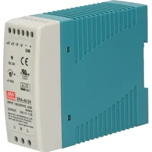 Fonte de alimentação para calha DIN 24VDC 1.7A 40.8W