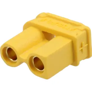Ficha XT30 Fêmea 2PIN de soldar p/ PCB 15A