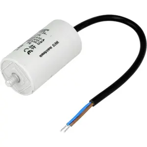 Condensador para motor  15uF 475V Ø40x70mm - c/ fios 250mm