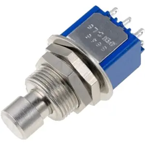 Interruptor de pressão anti-vandalismo bipolar 2 posições estáveis ON-ON DPDT 250V 3A