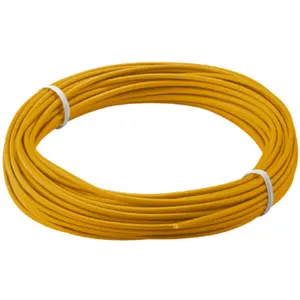Rolo de fio de cobre multifilar Ø1.1mm 1x0.14mm² - cor-de-laranja - 10m