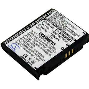 Bateria para telemóvel compatível com Samsung SGH-E950, S3310 (AB653039CE) 3.7V 750mAh Li-Ion
