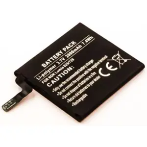 Bateria para telemóvel compatível com Nokia Lumia 625, 720 3.7V 2000mAh 7.4Wh Li-Polymer s/ ferramentas