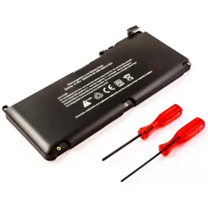 Bateria para computador portátil compatível com A1331 para MacBook Pro 17'' A1342, 10.95V 5800mAh 63.5Wh Li-Polymer - c/ ferramentas