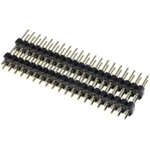 Barra de 40 pinos dupla (2x20) macho 2.54mm para PCB