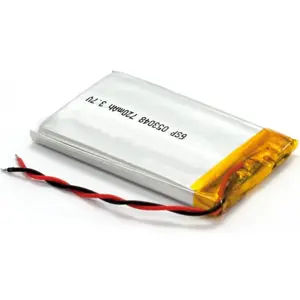 Bateria 3.7V 720mAh Li-Po - 30x48x5mm