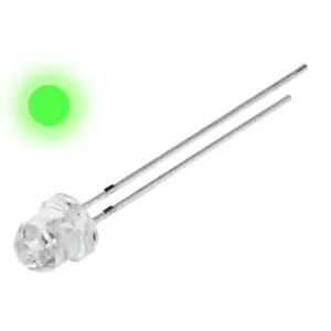 LED 4.85mm verde 1560..2180mcd 2.9..3.6V