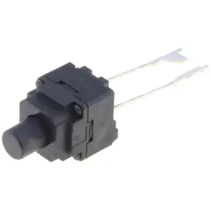 Botão miniatura 8x8x(13)mm SPST-NO OFF-(ON) 12VDC 50mA THT 1.96N