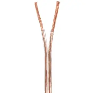 Fio de coluna transparente 2x1.0mm² CCA 100m