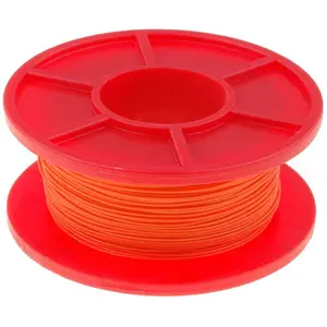 Bobine de fio de cobre unifilar 1x0.05mm² (30AWG) - laranja - 50m