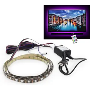Kit Fitas de LED (2x0.5m) 5VDC 7.2W/m RGB para TV
