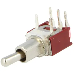 Interruptor de alavanca 2 posições estáveis - ON-ON - 250VAC 1A (5 pinos)