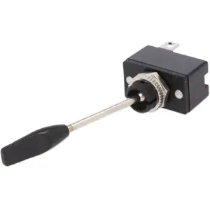 Interruptor de alavanca 1 posição estável - OFF-(ON) - 12VDC 10A (2 pinos)