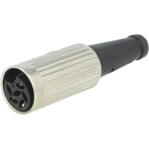 Ficha DIN 5 pinos 240º fêmea para cabo - Deltron 600-0510