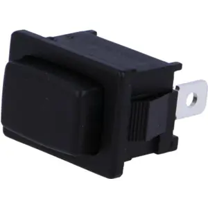 Interruptor de pressão SPST-NO (ON)-OFF 250VAC 6A - preto