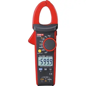 Pinça amperimétrica (600Aac 750Vac 1000Vdc 60MΩ Cap. Hz T-RMS Auto-Range Min/Max NCV)