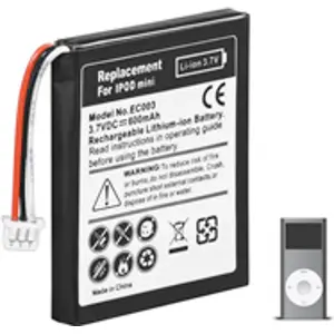 Bateria para IPOD compatível com APPLE iPod mini 600mAh Li-Ion 3.7V