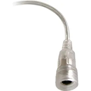 Ficha DC macho 5.5/2.1/10mm com fio - impermeável