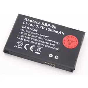 Bateria para PDA compatível com Asus MyPal P525/P535 (SBP-06) 3.7V 1300mAh 4.8Wh Li-Ion