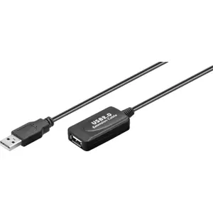 Cabo extensão activo USB 2.0 A macho - A fêmea 10m - DIGITUS DA-73100-1