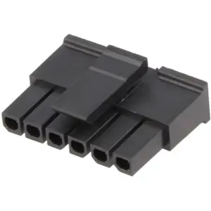 Ficha Raster Signal wire-board 3.00mm 6 pinos (1x6) fêmea (sem terminais)
