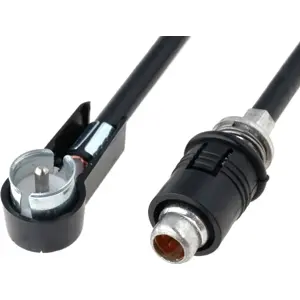 Adaptador auto-rádio para antena VW -> ISO macho (1m)