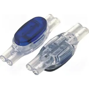 Ligador tipo tremoço para 2 fios, azul (0.9-1.3mm²) - CORNING 1024562 U1B BOX