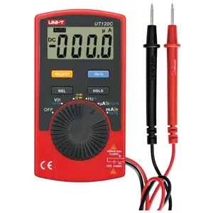 Multímetro digital (600Vac/dc 400mAac/dc 40MΩ Hz/%)