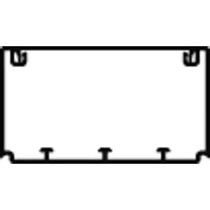 Calha 90x50mm L75 branca