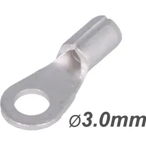 Terminal de olhal não isolado (0.5-1mm²) M3 Ø3.0mm