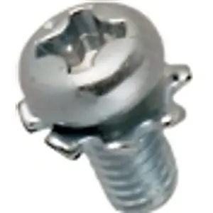 Parafuso de aço zincado M3x8mm Phillips PH1 com anilha