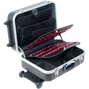 Mala trolley em plástico ABS 465x335x190mm