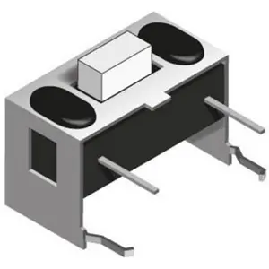 Botão miniatura 7.3x3.4x(3.72)mm 12VDC 50mA SMD
