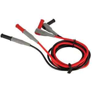 Puntas de prueba con banana macho-macho (negro+rojo) -100cm