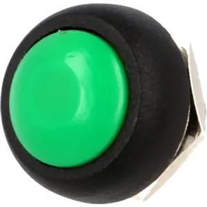 Botão interruptor de pressão OFF-(ON) 250VAC 1A para soldar - verde