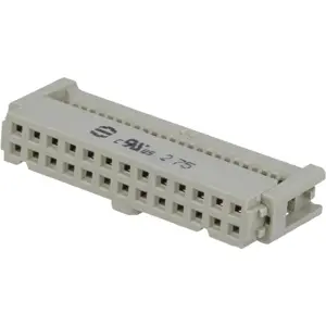 Ficha IDC 26 pinos (2x13) fêmea para flat-cable