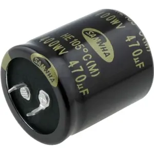 Condensador Electrolitico 470uF 400V 105º Ø35x40mm SNAP