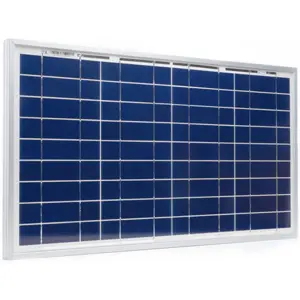 Painel fotovoltaico policristalino 12V (18.7V) 1.6A 30W - 604x340mm