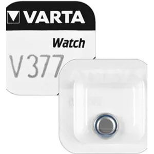 Pilha V377 / SR626 / SR66 / AG4  - 1.55V Óxido de Prata