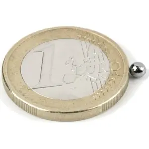 Íman Neodymium (NdFeB) esfera N42 Ø3mm