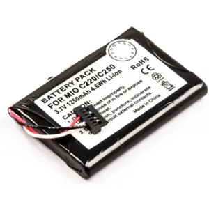 Bateria para PDA's 3.7V 1250mAh Li-ion