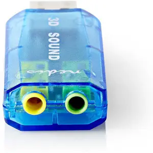 Placa de som 3D 5.1 USB2.0 (2x Jack 3.5mm Micro+Audio)